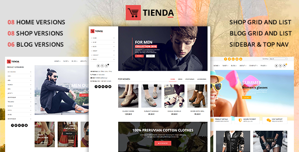 Tienda - eCommerce Joomla 4 & 5 Template with Page Builder