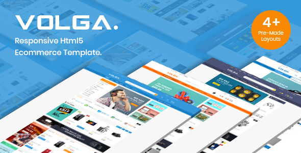 Product preview supplied for Volga - Electronics Store eCommerce HTML Template