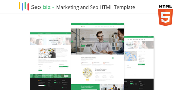 Preview image for Seobiz – Marketing & Seo Business Template