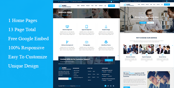allbiz - Corporate & Business Responsive Template
