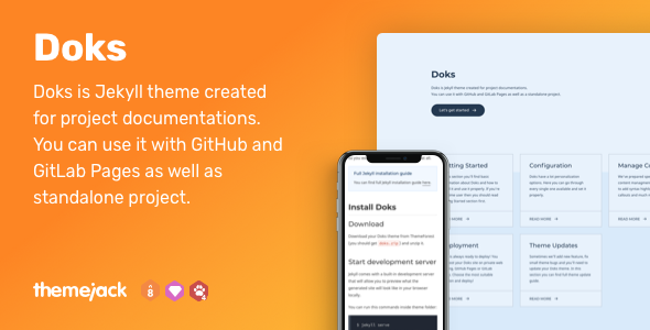 Doks — Jekyll Theme for Project Documentation