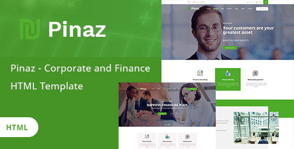 Pinaz - Corporate and Finance HTML Template