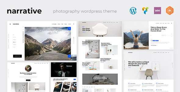 Preview image for Narrative - Photography WordPress Theme