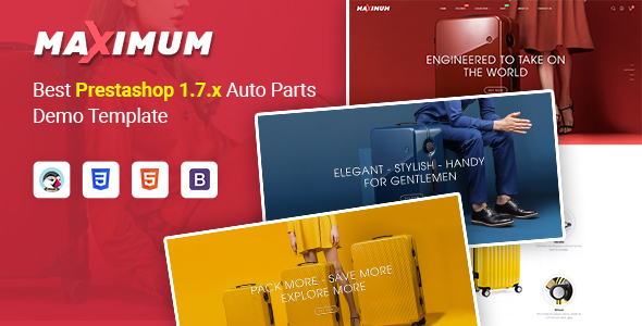 Maximum - Responsive PrestaShop 1.7 eCommerce Theme | Suitcase | Headphone Store