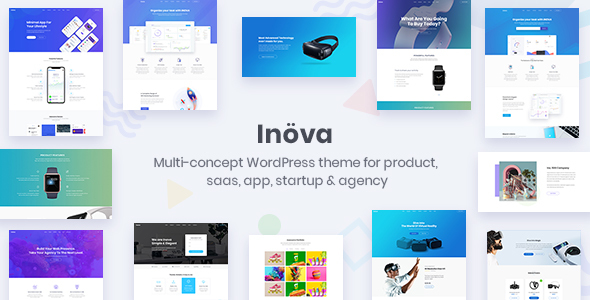 Preview image for Inova - Multipurpose WordPress Theme For Startups & Agencies