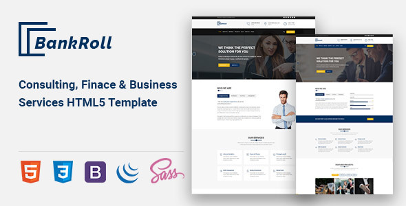 Bankroll - Consulting, Business, Finance HTML5 Template