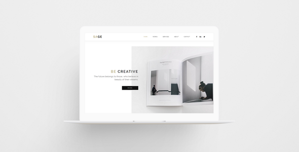 SAGE - Creative Agency Portfolio Muse Template