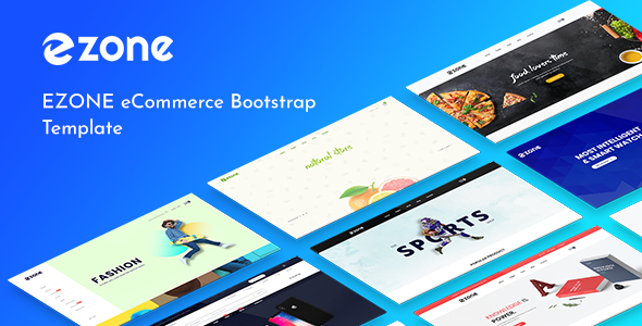 Ezone - Mega Shop eCommerce HTML Template listing image