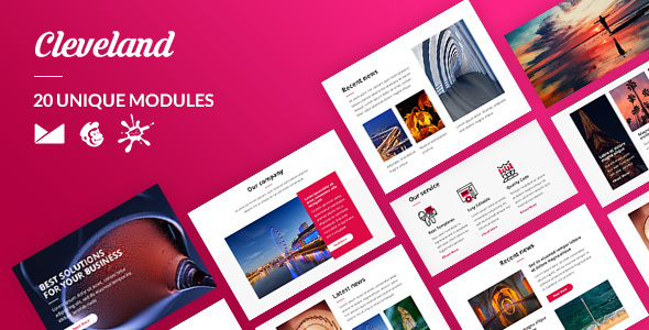 Cleveland Email-Template + Online Builder