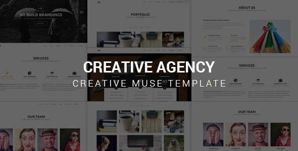 Product preview supplied for Creative Agency - Muse Template
