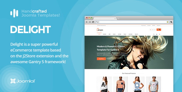 IT Delight - Gantry 5, eCommerce/J2Store Joomla Template