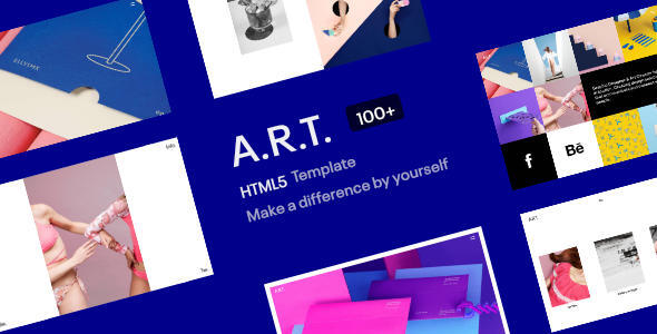 ART | Artist HTML Template listing image