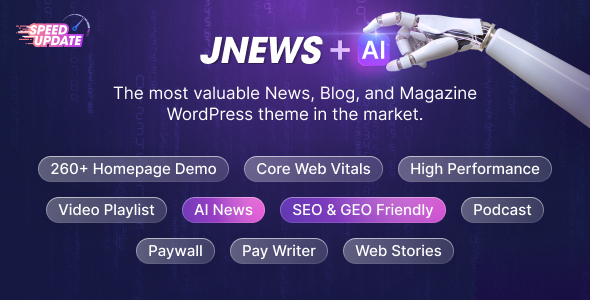 JNews - WordPress Newspaper Magazine Blog SEO Theme