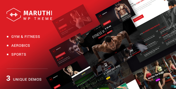 Preview image for Maruthi - Fitness Gym WordPress Theme