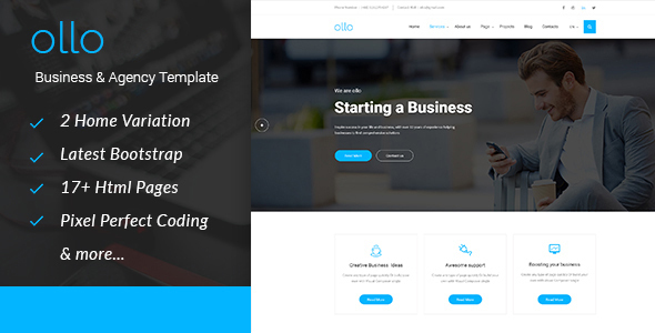 ollo Business & Agency Drupal Theme