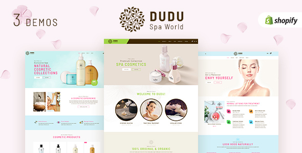 DUDU - Beauty Cosmetic Shopify Theme listing image