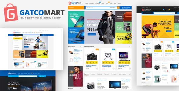 Gatcomart - Electronics Furniture Store HTML Template listing image