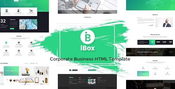 Ibox - Corporate Business HTML Template