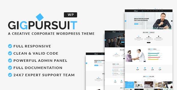 GigPursuit - Business & Corporate WordPress Theme