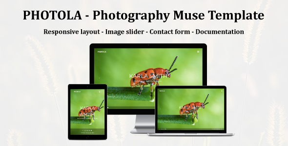 PHOTOLA - Photography Muse Template