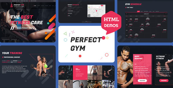Preview image for PerfectGym - Gym and Fitness HTML Template