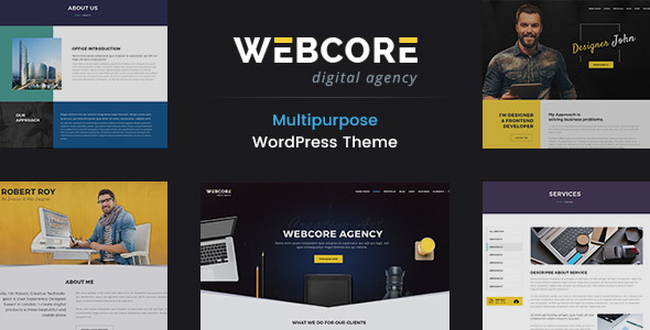 Preview image for Webcore - Portfolio and Agency WordPress Theme