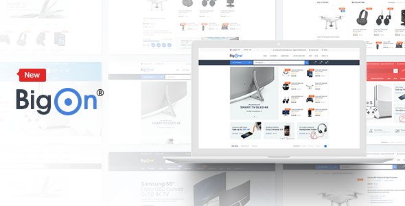 Product preview supplied for Bigon - Electronics Shop eCommerce HTML Template