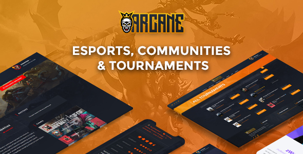 Arcane - The Gaming Community Theme listing image
