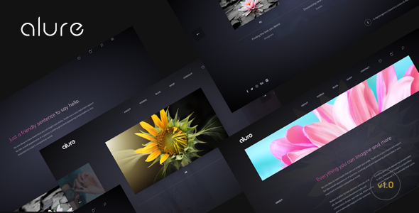 Alure - Creative Multipurpose Portfolio WordPress Theme