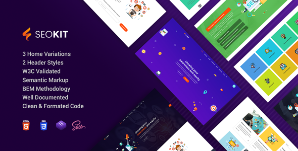 SEOKit - SEO and Digital Marketing Agency HTML5 Template