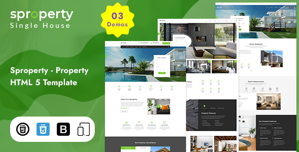 Preview image for Sproperty - Single Property HTML Template