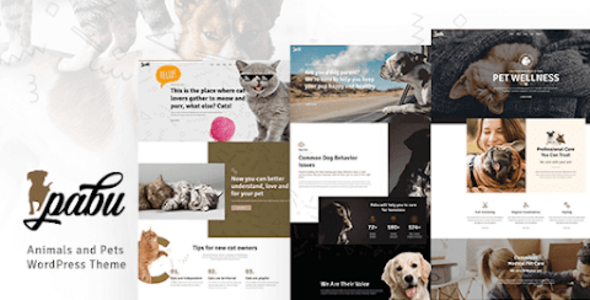 Preview image for Pabu – Animals and Pets WordPress Theme