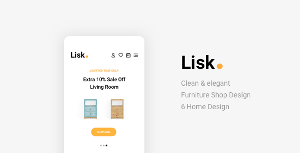Lisk - Furniture eCommerce Sketch Template