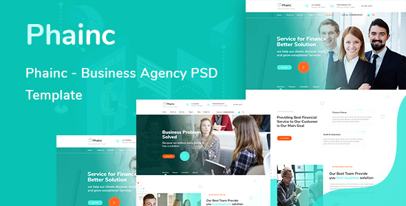 Phainc  - Business Agency PSD Template