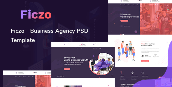 Piczo - Business Agency PSD Template