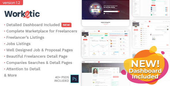 Worketic - Marketplace for Freelancers listing image