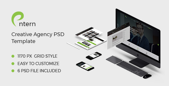 Entern - Creative Agency PSD Template