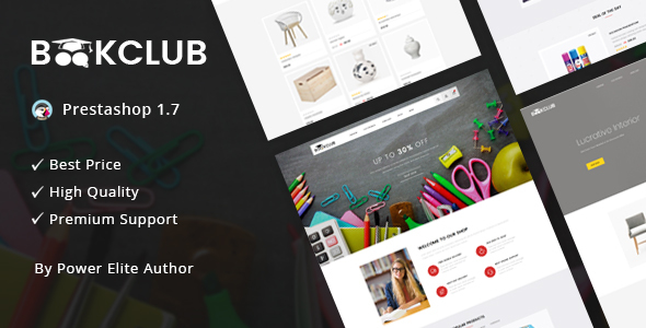 Book Club - Responsive Prestashop 1.7 Theme