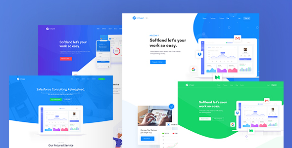 PatLan - Agency, Startup and SaaS Landing PSD Template