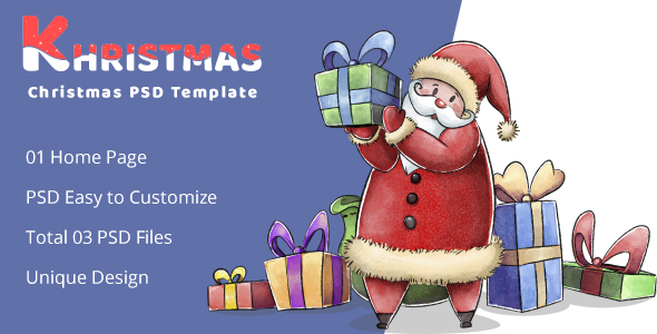 Khristmas - Christmas PSD Template