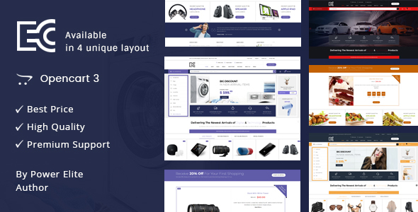 eCode - Multipurpose OpenCart 3 Theme