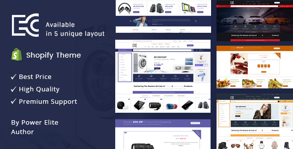 eCode - Sectioned Multipurpose Shopify Theme