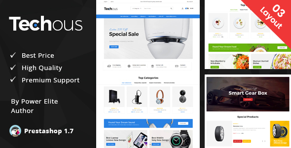 Techouse - Multipurpose Prestashop 1.7 Theme