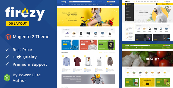 Firezy - Responsive Magento 2 Theme