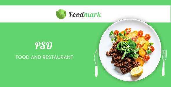 Foodmark – eCommerce PSD Template