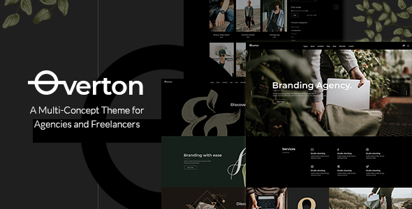 Overton - Creative WordPress Theme for Agencies and Freelancers