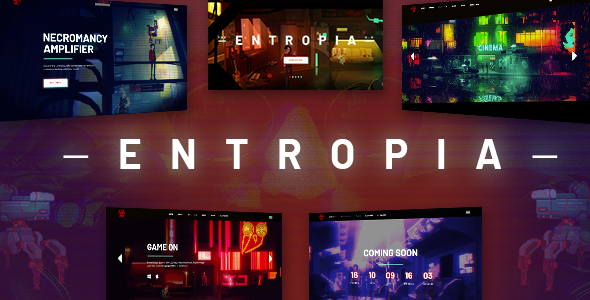 Entropia - Gaming and eSports WordPress Theme