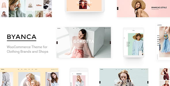 Byanca - Modern WooCommerce WordPress Theme for Clothing Brands and Shops