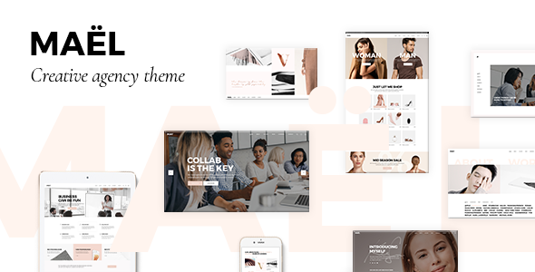 Maël - Modern Creative Agency WordPress Theme