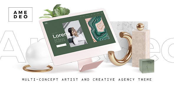 Amedeo - Multi-concept Artist and Creative Agency WordPress Theme
